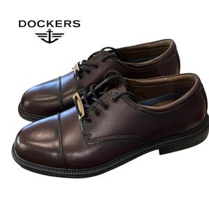 New Dockers Gordon Cordovan Men's Leather Oxford Shoes 8.5